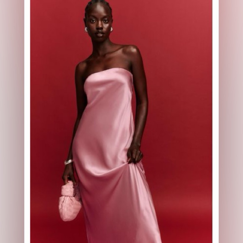 Reformation Joana Silk Dress